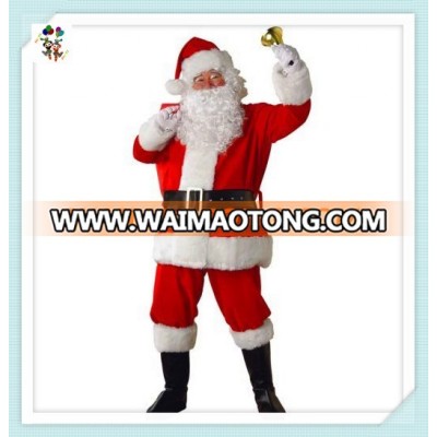 Quality Plush Xmas Party Mens Christmas Santa Costumes HPC-2431